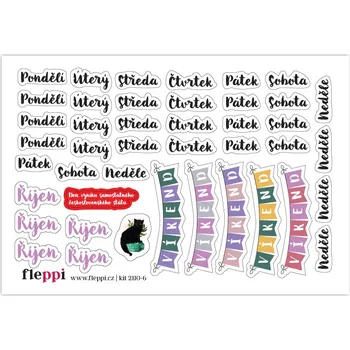 samolepka Fleppi Říjen 2021 | arch 6