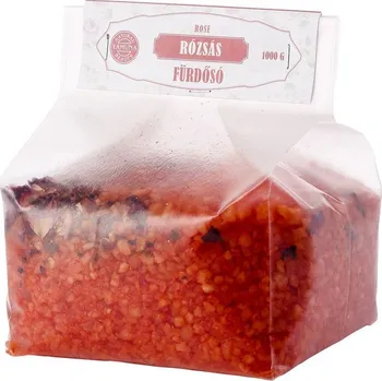 Koupelová sůl Mořská sůl do koupele Yamuna - Růže 1000 g