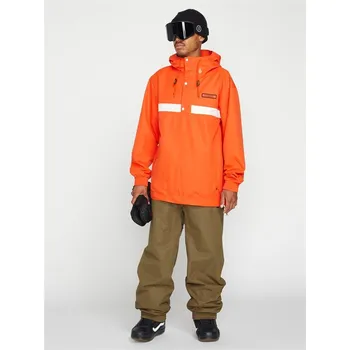 VOLCOM bunda - Longo Pullover Orange Shock (OSH)