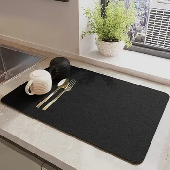 podložka na cvičení Absorpční podložka 30 x 40 cm - Černá