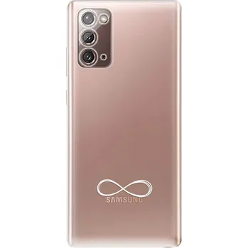 Telefonní příslušenství Odolné silikonové pouzdro iSaprio - čiré - Infinity - Samsung Galaxy Note 20