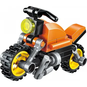 ostatní stavebnice Qman Squros Extreme Changeable 2102-7 Motorka Wildhorse 3v1