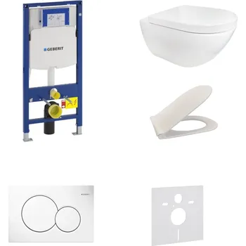AKČNÍ SET 5v1 Geberit Duofix 111.925.00.6 + WC mísa JIKA MIO rimless