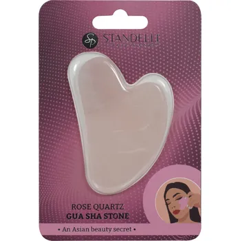 Masáž Standelli professional GUA SHA Masážní kámen rose quartz