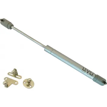 Nábytkové kování Level plynová automatická vzpěra 247mm/120N šedá