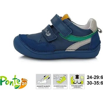 Chlapecké polobotky Ponte DA03-4-1221 Barva: Modrá, Velikost: 25
