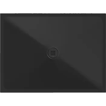 Sprchová vanička Keramická sprchová vanička, obdélník 120x90x2cm, černá mat