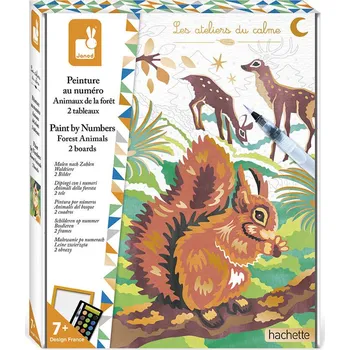 Dětský ateliér maxi - malování podle čísel - lesní zvířata