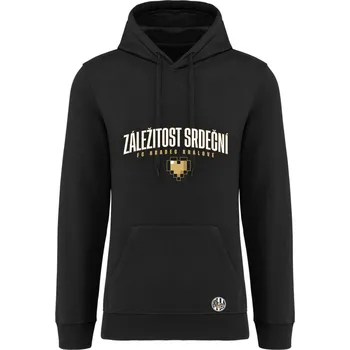 Pánská mikina JAKO Mikina FCHk - Záležitost srdeční vel. S, černá