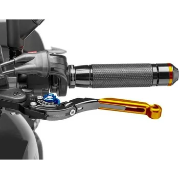 Páčka spojky bez adaptéru PUIG 29ONA rozšiřitelná skládací zlatá/modrá