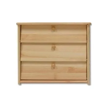 Dřevěný botník MB 94 borovice masiv