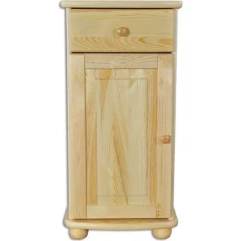 Dřevěná komoda DN158 borovice masiv - šířka 45 cm