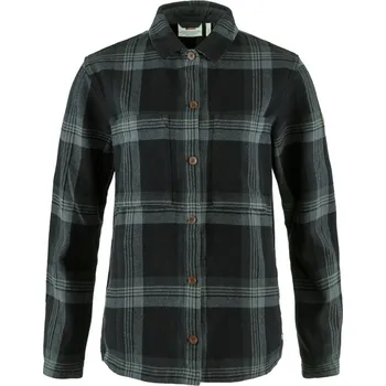 Pánská košile Košile Fjällräven Singi Flannel Overshirt Woman Black-Iron Grey - M + doprava zdarma
