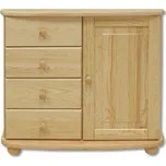 Komoda BM137 borovice masiv 85x76x42 cm