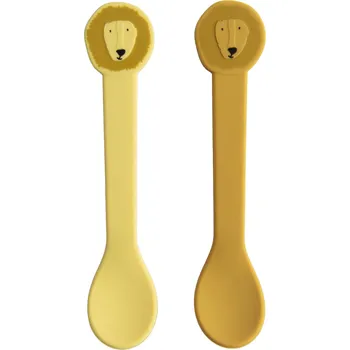 Příbor Dětské silikonové lžičky 2 ks Mr. Lion