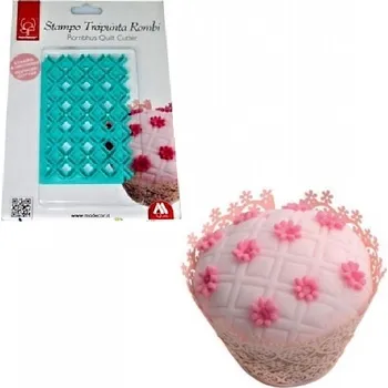 Jedlá dekorace na dort Modecor Naznačovač diamant