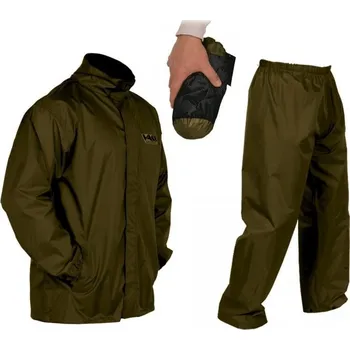 Rybářské oblečení Vass Nepromokavý Komplet Vass-Tex W/P Breathable Jacket & Trouser Khaki - S