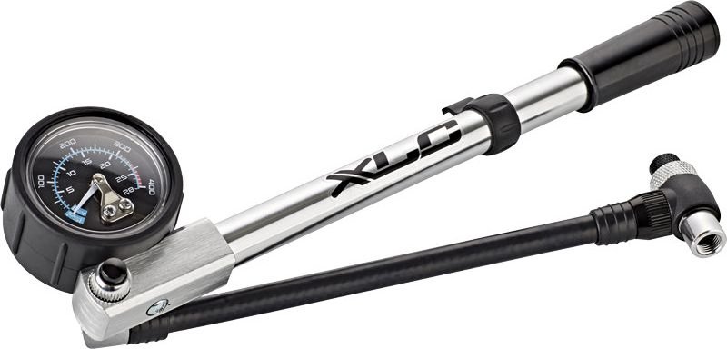 XLC HighAir Pro Pompa Per Ammortizzatori - Fino A 28 Bar Con Manometro Di Precisione E Tubo - Foto 9