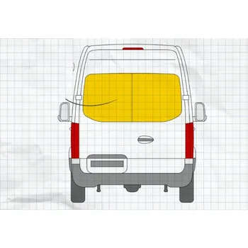 Stínítko do auta Konig Sluneční clony Mercedes-Benz Sprinter 2018 + Varianta: Zadní sklo levé