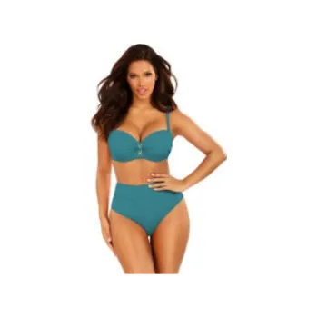 Oblečení a móda Dámské dvojdílné plavky New Trends 20 - S730D8 - 10 tyrkysová - Self 40E