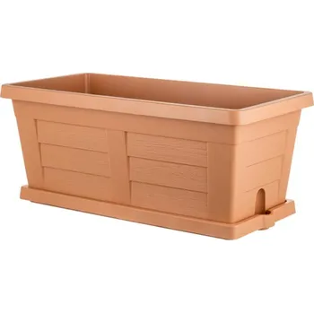 Truhlík BAMA Legno 80 cm, barva terracotta