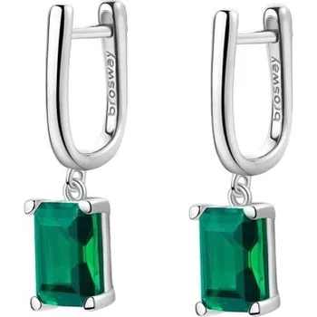 Náušnice Stříbrné náušnice se zeleným zirkonem Brosway Fancy Life Green FLG07 pár + dárek zdarma