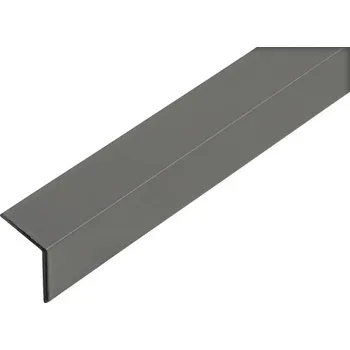 Stavební profil Alu L profil 25x25x1 mm, 1 m, antracit