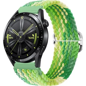 Řemínek na hodinky BSTRAP | BStrap Elastic Nylon reminek na Garmin Vivoactive 5, lime