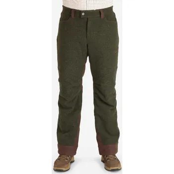 Pánské kalhoty SOLOGNAC Lovecké vlněné kalhoty 900 zelené M KAŠTANOVÁ|ZELENÁ