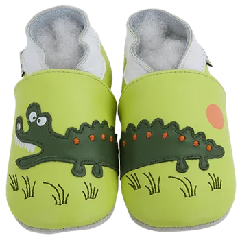 Dětská sportovní obuv Barefoot capáčky Lait et Miel - Crocodile Velikost: 0-6M