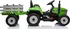 Dětské elektrovozidlo Elektrický traktor MX-611 s vlečkou