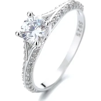 Prsten Stříbrný prsten ILARIA s čirým kamínkem Velikost:10 (EU: 62-64) Ag/; ≤2,40 g 10054_10