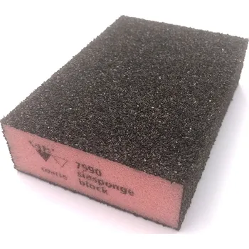 Brusný papír Sia brousící kostka 98 x 69 x 26 mm, P120 Coarse Hard, 7990 siasponge