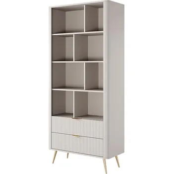 regál LANTE b | regál A | 88,2 cm | béžová/zlatá