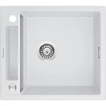 Granitový dřez Deante Magnetic granitový dřez 56x50 cm bílá ZRM_A103