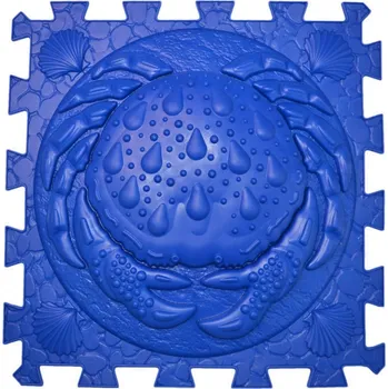 Ortho Puzzle - ortopedická podlaha Krab tvrdý Modrá