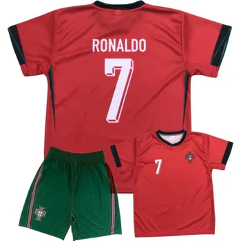 fotbalový komplet PORTUGALSKO RONALDO (EURO 2024) velikosti: 128 cm (4-6 let)