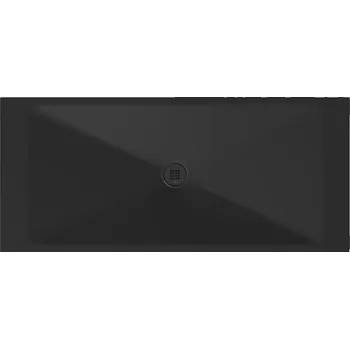 Sprchová vanička Keramická sprchová vanička, obdélník 180x80x2cm, černá mat