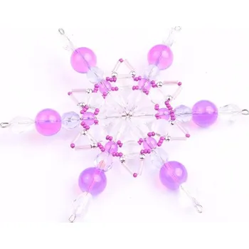 Dětské navlékací korálky Stavebnice vánoční hvězda - Juda č.6