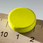 Koh-i-noor Magnet žlutý, průměr 2cm.