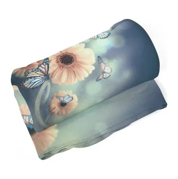 Deka Květinová abstrakce: 190x140 cm