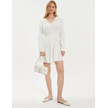 Dámské šaty Vila Letní šaty Mesa 14092006 Écru Loose Fit 38