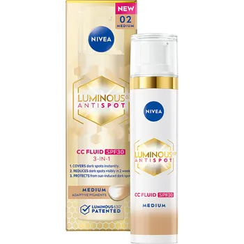 Nivea Luminous630 Antispot CC Fluid…
