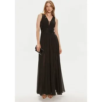 Dámské šaty Fracomina Večerní šaty FQ24SD3027W41201 Černá Slim Fit XS