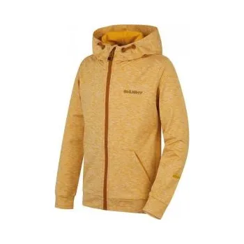 Chlapecká mikina Husky ALONY K yellow 152; Žlutá mikina + DÁREK DLE VÝBĚRU!