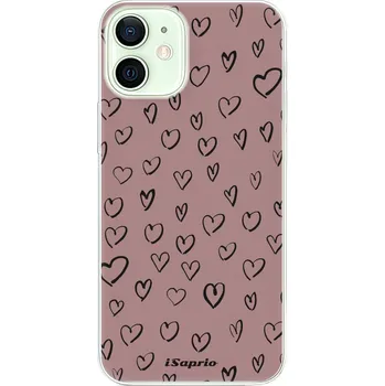 Pouzdro na mobilní telefon Odolné silikonové pouzdro iSaprio - Heart Dark - iPhone 12 mini