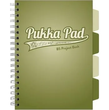 Project Book Olive B5/100K kratka oliwkowy (3szt)