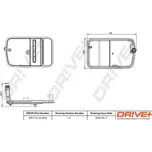Sada hydraulického filtru, automatická převodovka Dr!ve+ DP1110.14.0016