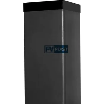 Plotový sloupek Pvplast Dřevoplus Sloupek Zn poplastovaný antracit 1 m