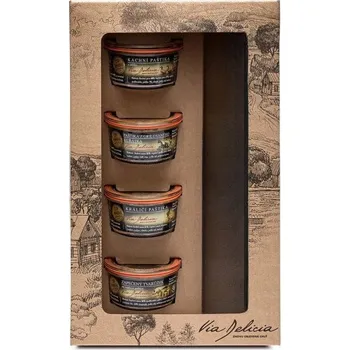 Dárkový potravinový koš Via Delicia Dárková kazeta sedlácká BEZ VÍNA